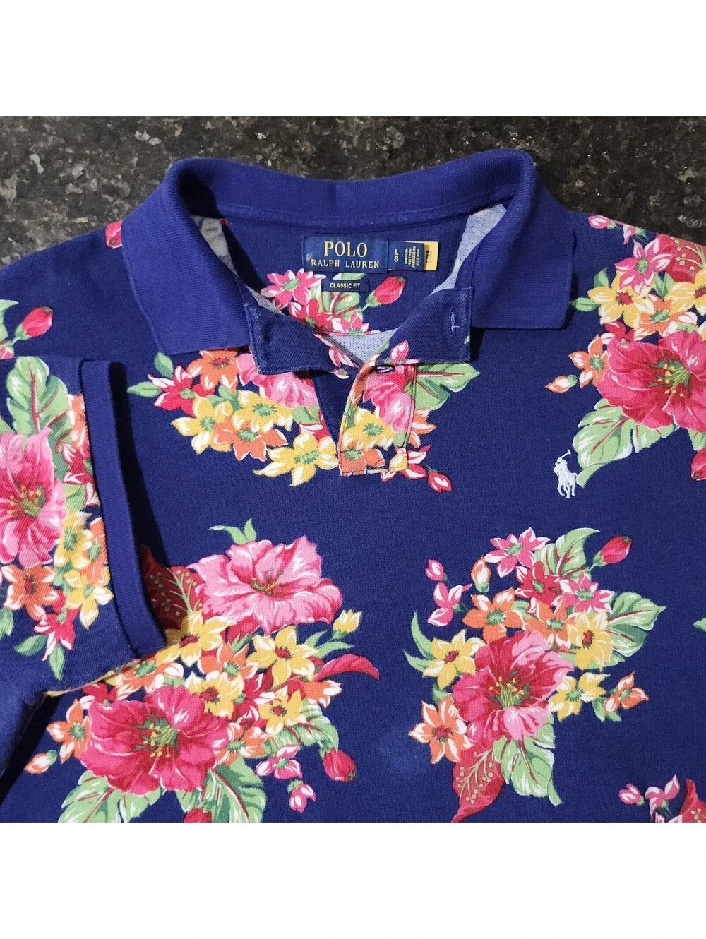Polo Ralph Lauren Classic Fit Floral Flower All Over Shirt Preppy Mens Large